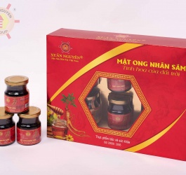 Mật ong nhân sâm hộp 6 lọ 70ml 600.000VND