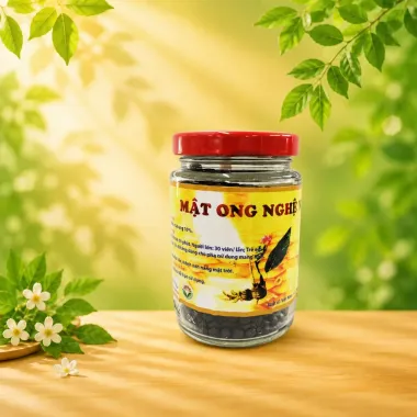 MẬT ONG NGHỆ VIÊN ĐEN 100G