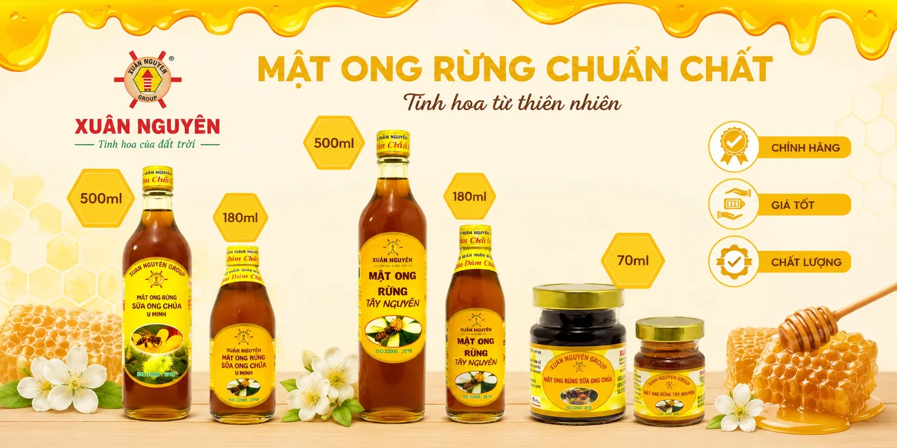 Chuyên cung cấp các sản phẩm Mật ong, bột nghệ, hà thủ ô, dầu dừa, bột tam thất bắc